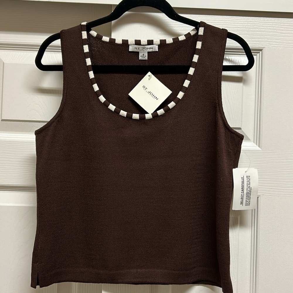 St. John knit Shell